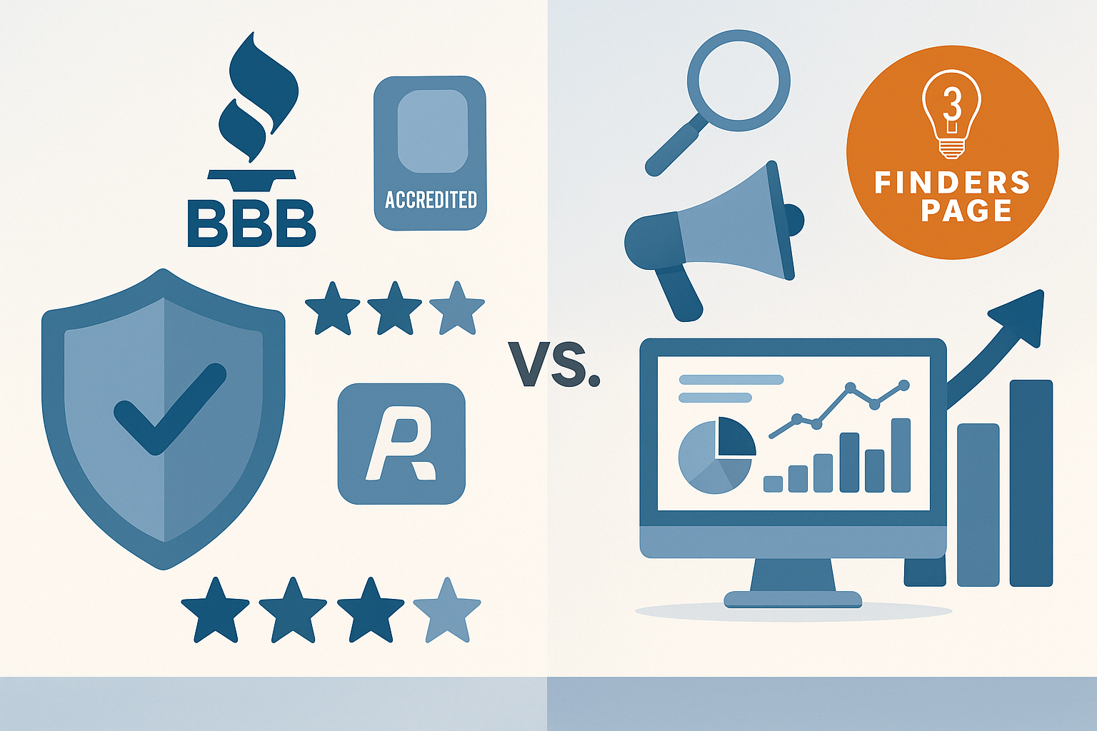 Difference Between Better Business Bureau (BBB) and FindersPage: Which Platform is Right for Your Business? thumbnail