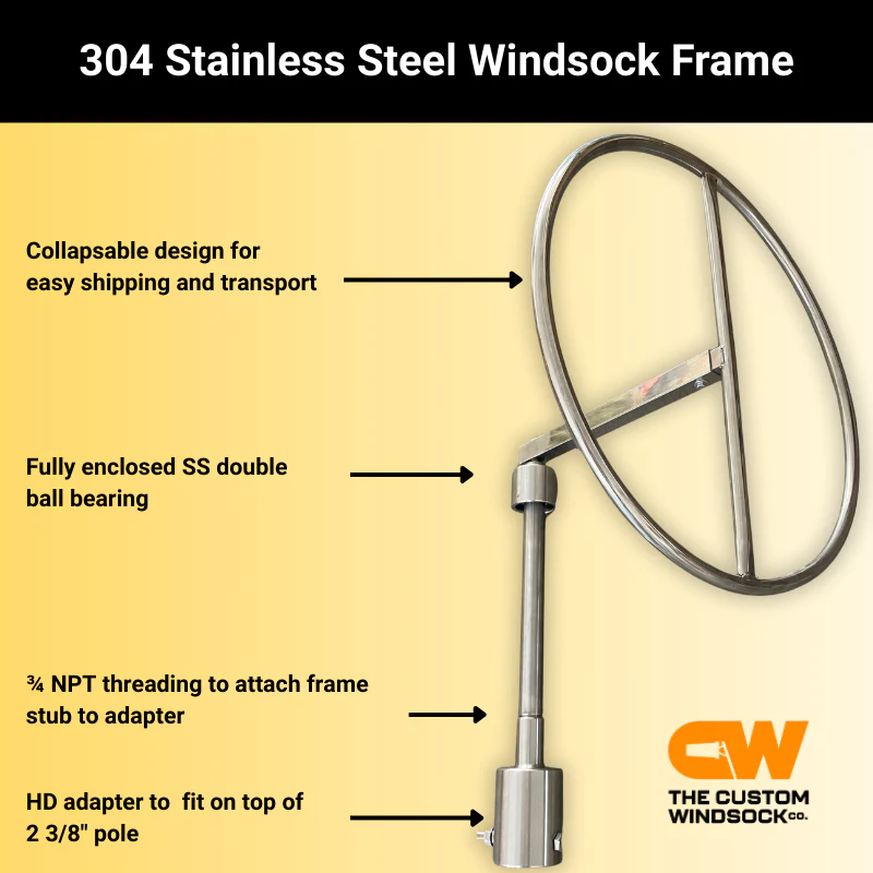 Windsock Telescopic Pole – Oilfield and Industrial Use 2