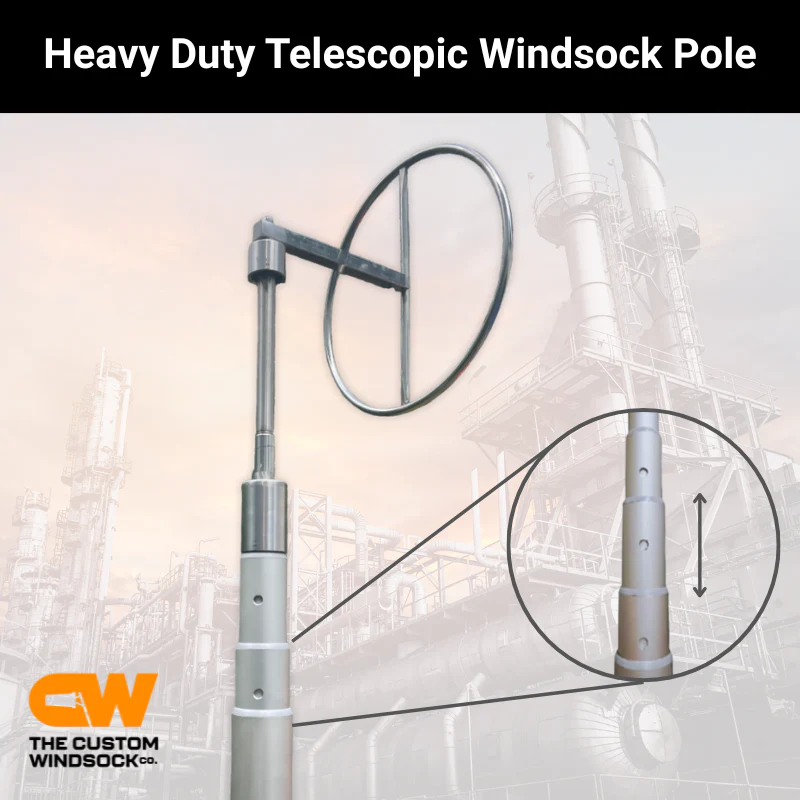 Windsock Telescopic Pole – Oilfield and Industrial Use 0