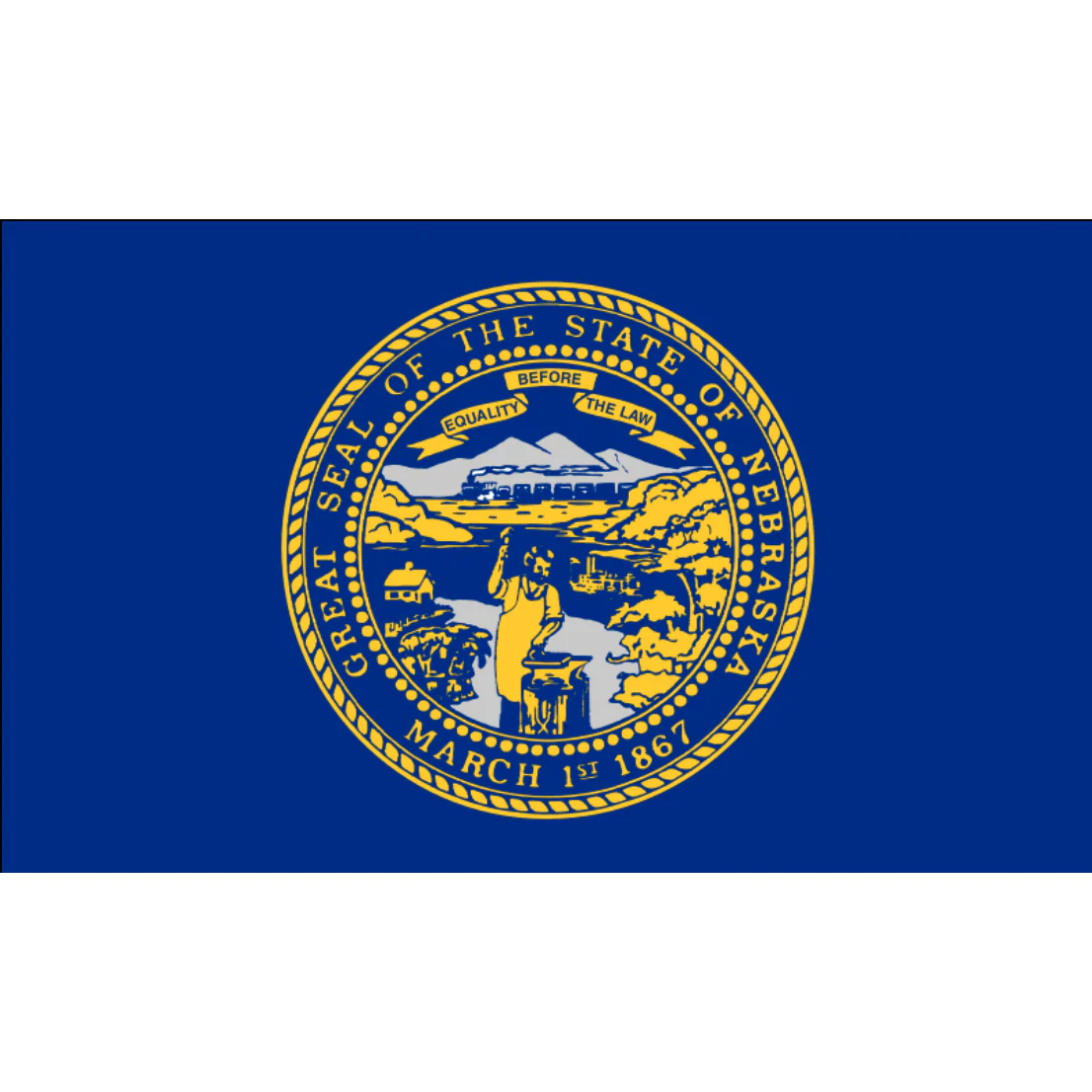 State of Nebraska Flag 0
