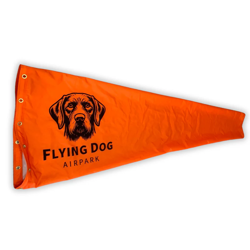 Custom Logo Aviation Heavy-Duty Windsock 0