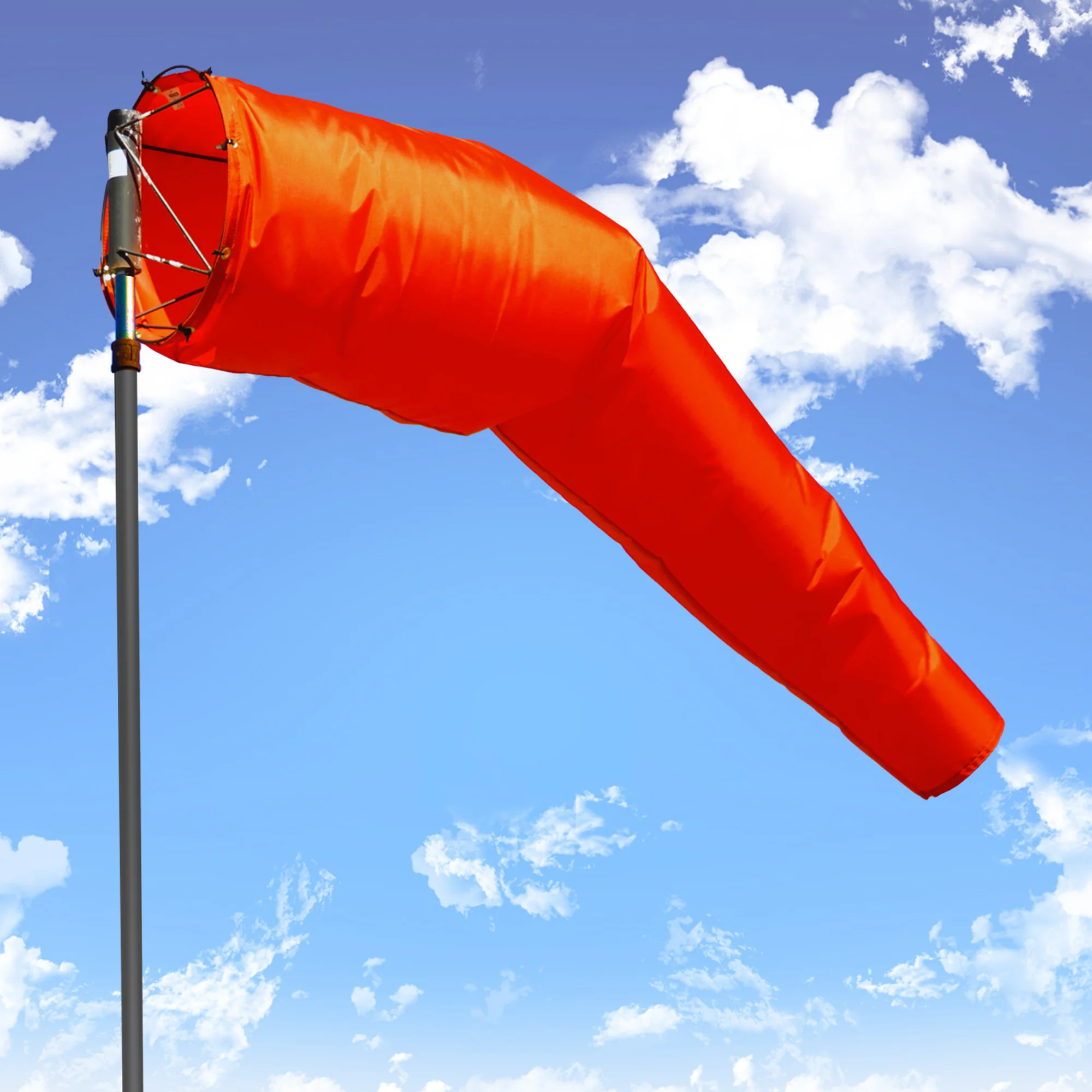 Orange Airport Windsock - Heavy Duty- FAA Compliant 0